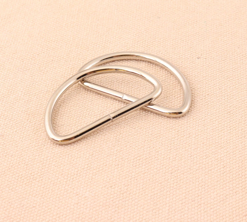 12pcslot 38mm metal Dee ring D-rings buckle 1 12 bronzenickelrose goldgoldgunmetal color for bag belt garment leatherworking