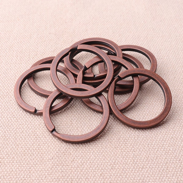 Copper Split Rings Etsy
