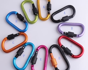 2stk Karabinerhaken Karabinerhaken mit eine stabile Schnecke Geschenk Karabiner Schlüsselanhänger Karabinerhaken Schließe
