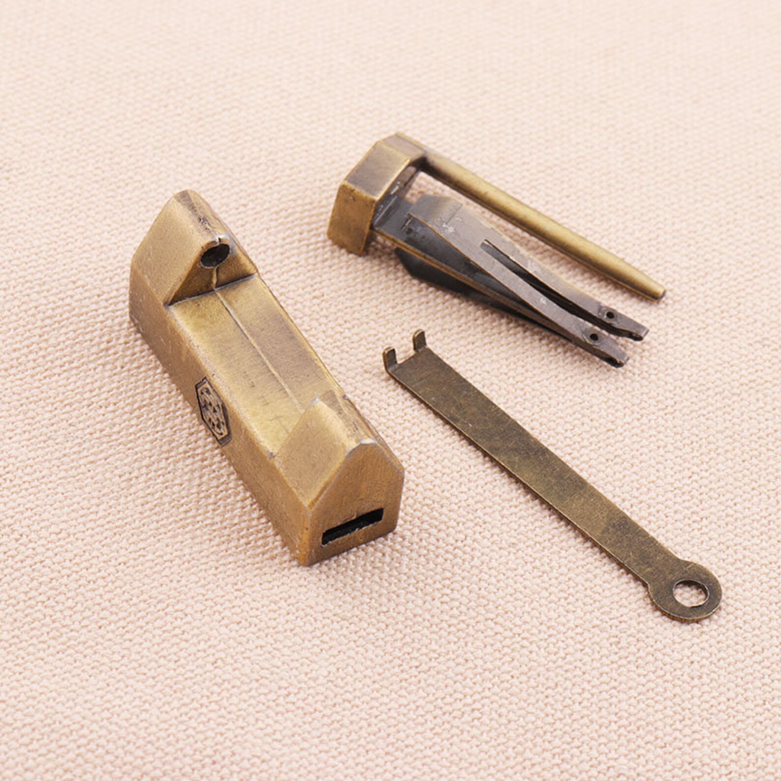 43209mm Wooden Box Lock Antique Brass Color Etsy