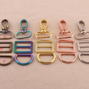 1&quot;swivel claw clasps,side Release Buckle,Dog Collar Hardware adjuster purse buckles webbing hardware d ring Strap slide Buckle swivel clasp