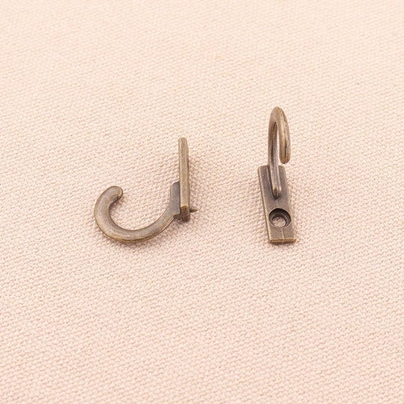 Coat Small Wall Hanger Bronze Wall Hooks 20pc Hangers Strong Clothing Hooks Hanger Supplies Etsy Singapore