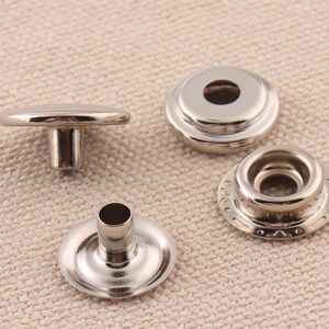 4 Parts Snaps Buttons Rose Gold /nickel/bronze/gold Color Press Buttons ...