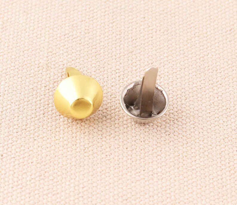 gold and silver PURSE FEET Studs nailhead flat head brads silver 20*12mm Nailheads Spike DIY Purse Making leather making