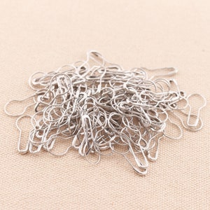 300pcs Silver Garment Safety Pins  whole price Bulb Safety Pins Pear Pins Metal Safety Pins Stitch Markers Sewing Making