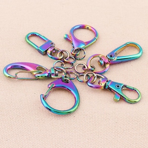 Arcobaleno girevole Snap Collection 6 differents aragosta fibbia bella Design chiusura aragosta artiglio