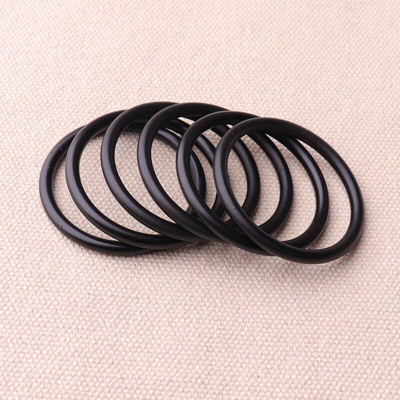 6pcs 30mm Inner Size Round Ring Black Closed Ring Metal O Ring Etsy