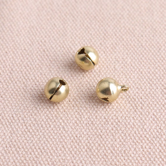 Jingle Bells, 5/8(15mm) 24 Pack Small Bells for Crafts DIY Christmas, Gold  Tone