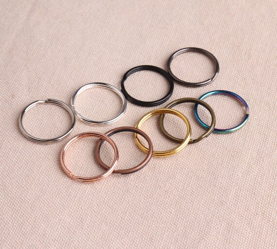 200pcs/Lot 5-12mm Metal Open Double Loops Jump DIY Jewelry Findings Rings & Split  Ring