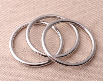 10pcs Jump Ring 38mm Split Ring Silver Large Metal Round Jump Ring Hardware  Supplies