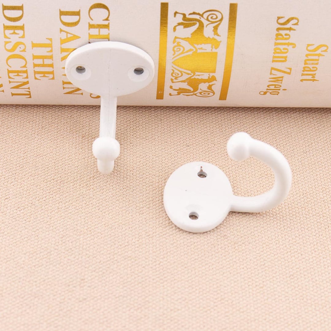 White Modern Wall Hooks Decorative Hooks Coat Hangers Etsy