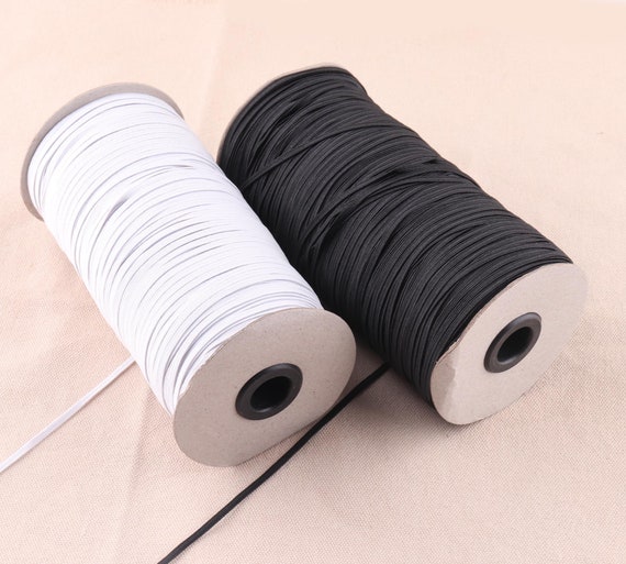 5/10Meter 3/6/8/10/12MM Sewing Elastic band White Black Polyester Rubber  Elastic Cord for Clothes Garment Sewing Accessories 5z - AliExpress