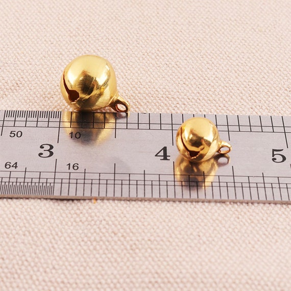 0.75 Inch 20mm Gold Craft Jingle Bells Bulk