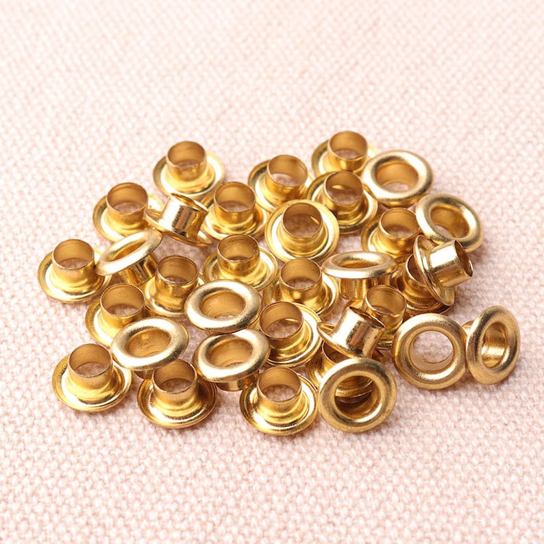 Gold Eyelets Grommets 8mm3.5mm3.5mm Grommet Eyelet for Bead Etsy