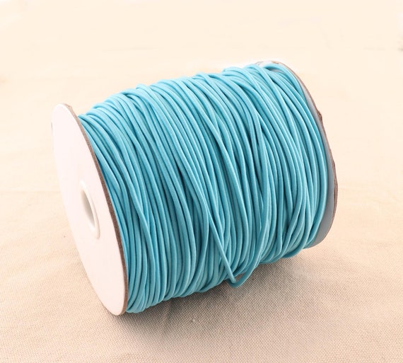 Buy 2mm Elastic Rope,elastic Cord Rubber Stretch String Blue Color Nylon Elastic  String,elastic Drawstring Jewelry Beading Diy Accessories Online in India 