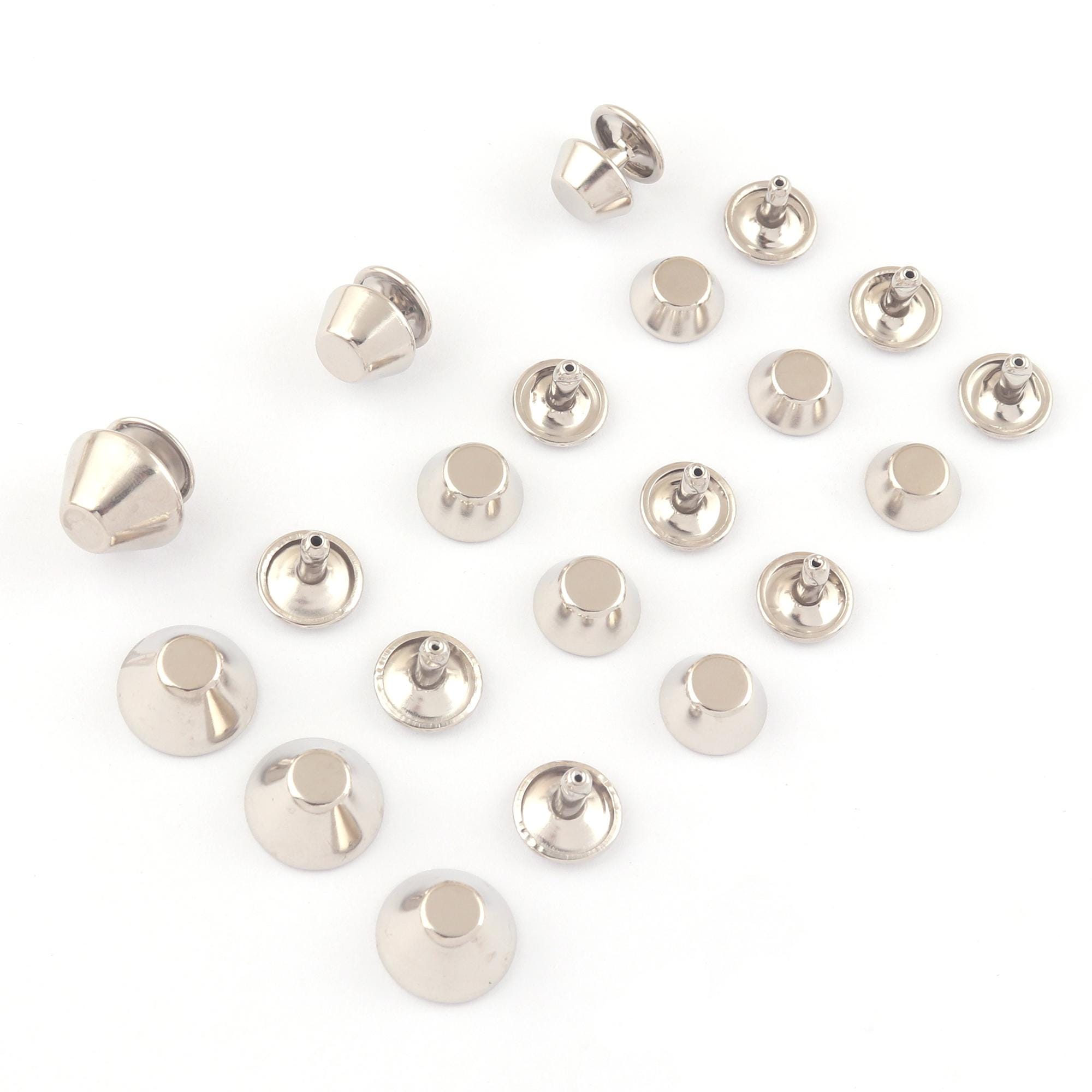 Rivetti A Vite In Metallo Testa Tonda: 10-40 Pezzi Da 8-20 Mm Per Borse E Progetti Fai-da-te