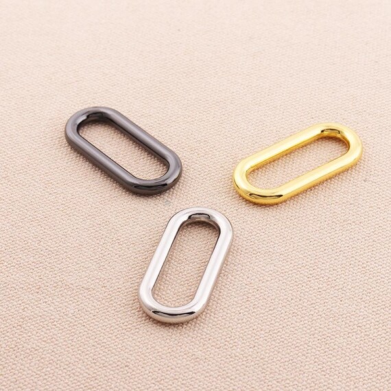 1 14 inside ZINC ALLOY Oval Rings Buckle Purse Hardware 4pcs 32mm
