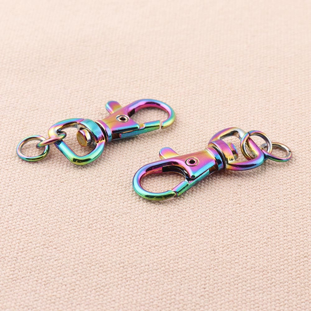 5pcs Rainbow Swivel Clasp 36mm Large Rainbow Lobster claw Etsy