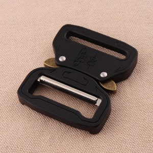 Metal Quick Release Side Buckle  Belt Strap Paracord Black Color  Snap Clips for Backpack Bag garment accessories