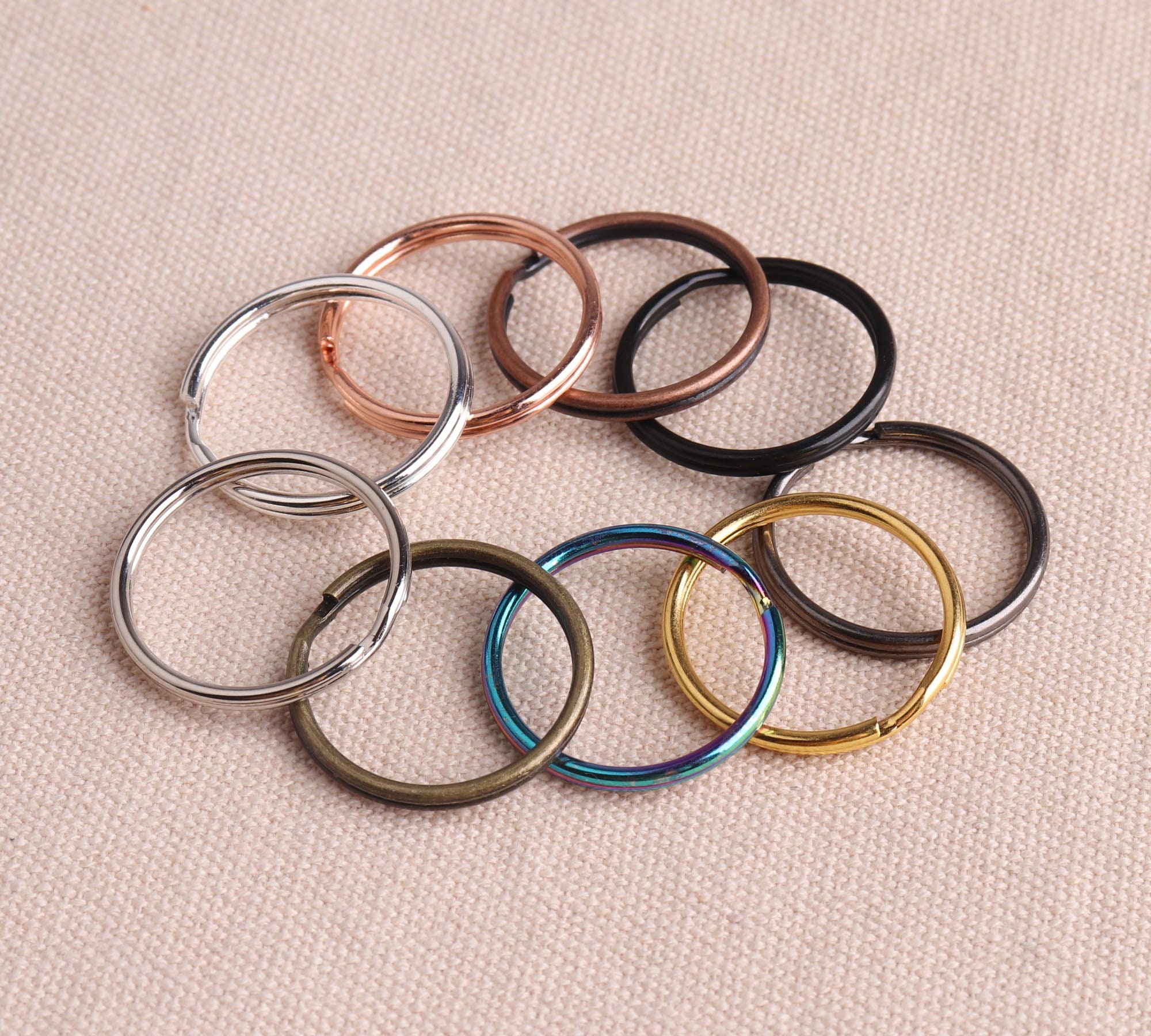 200pcs/Lot 5-12mm Metal Open Double Loops Jump DIY Jewelry Findings Rings & Split  Ring