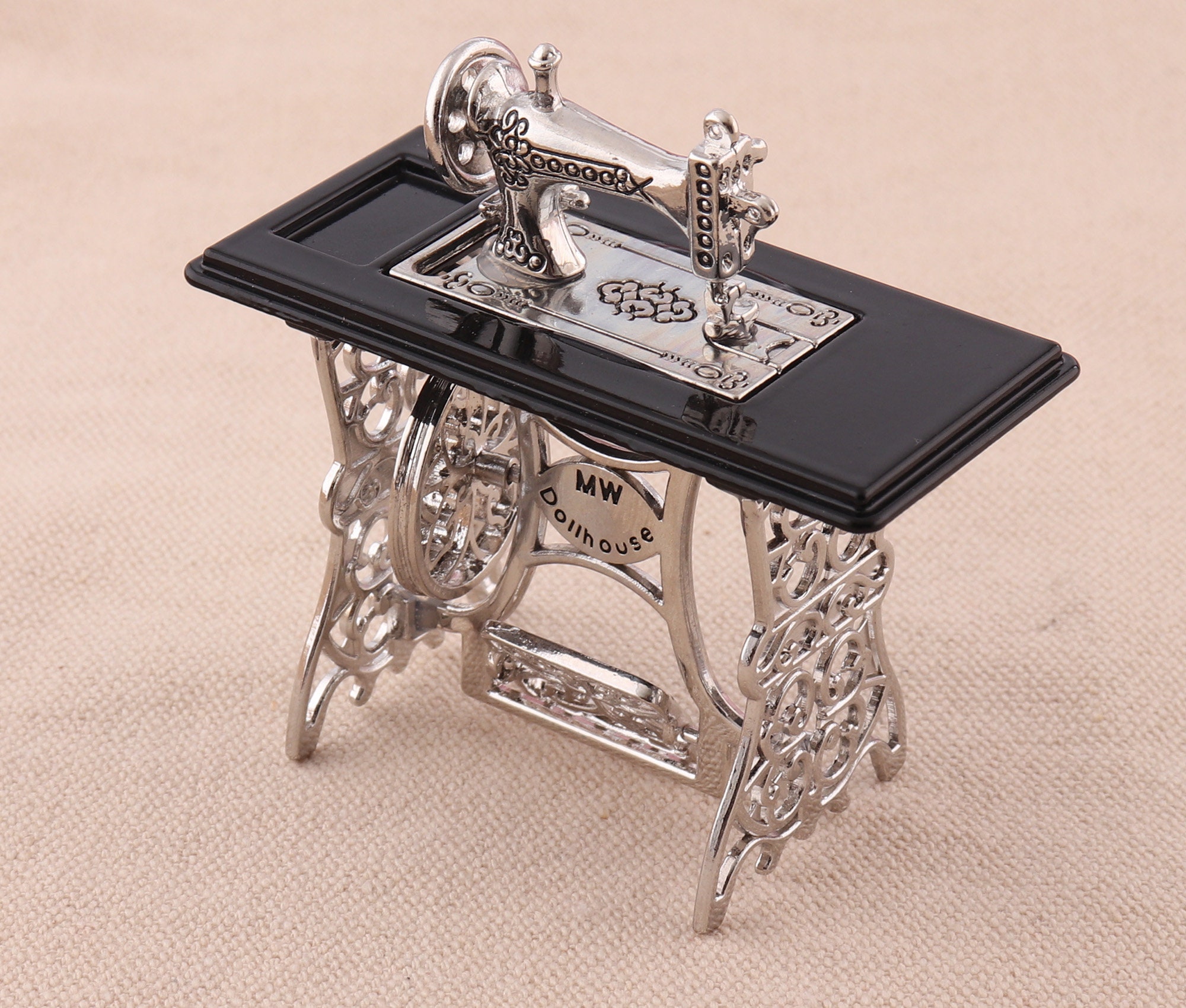 Miniature Sewing Machine for Dolls Houseminiature Sewing Etsy