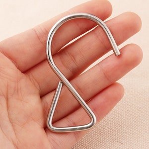Silver Ornament Hooks S Hook,  - Christmas Gift ,Birthday Board Disc Hanger - Family Board S Hook