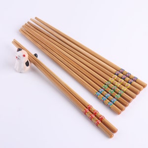 2 paar Japanse chopstick, lantaarn patroon, Japans stijl chopsticks, Word stokjes / partij giften/bruiloft gunsten, huwelijksgeschenk in 5 kleuren