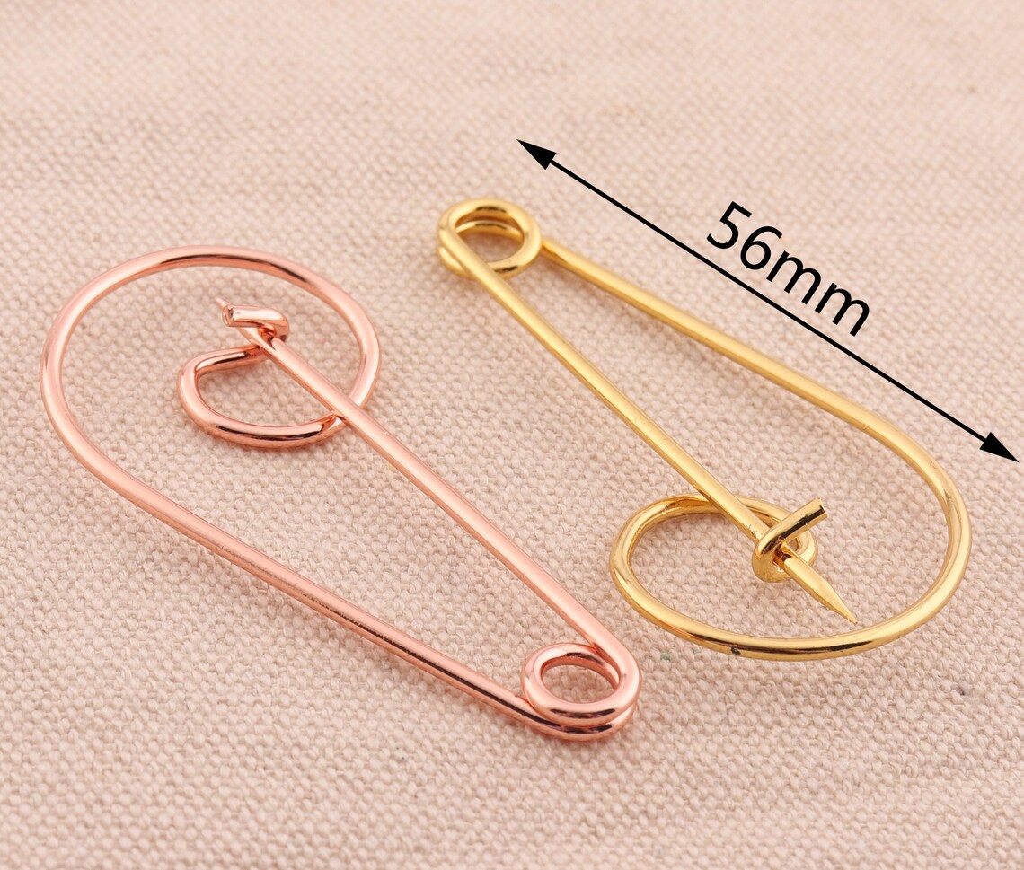 Gold" Metal Safety Pins – Jenny M. London