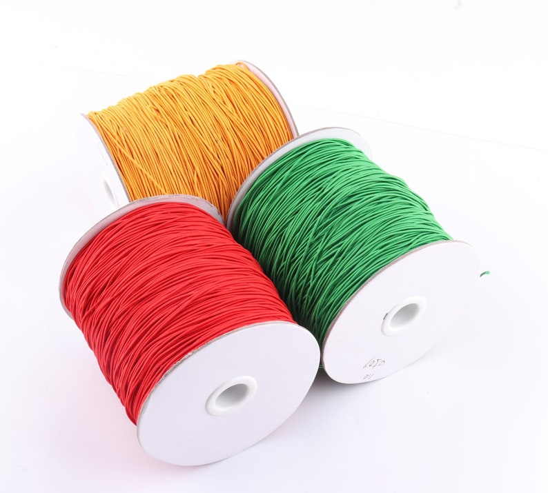 Elastic rope cord 1.0mm colorful elastic draws tring nylon Etsy