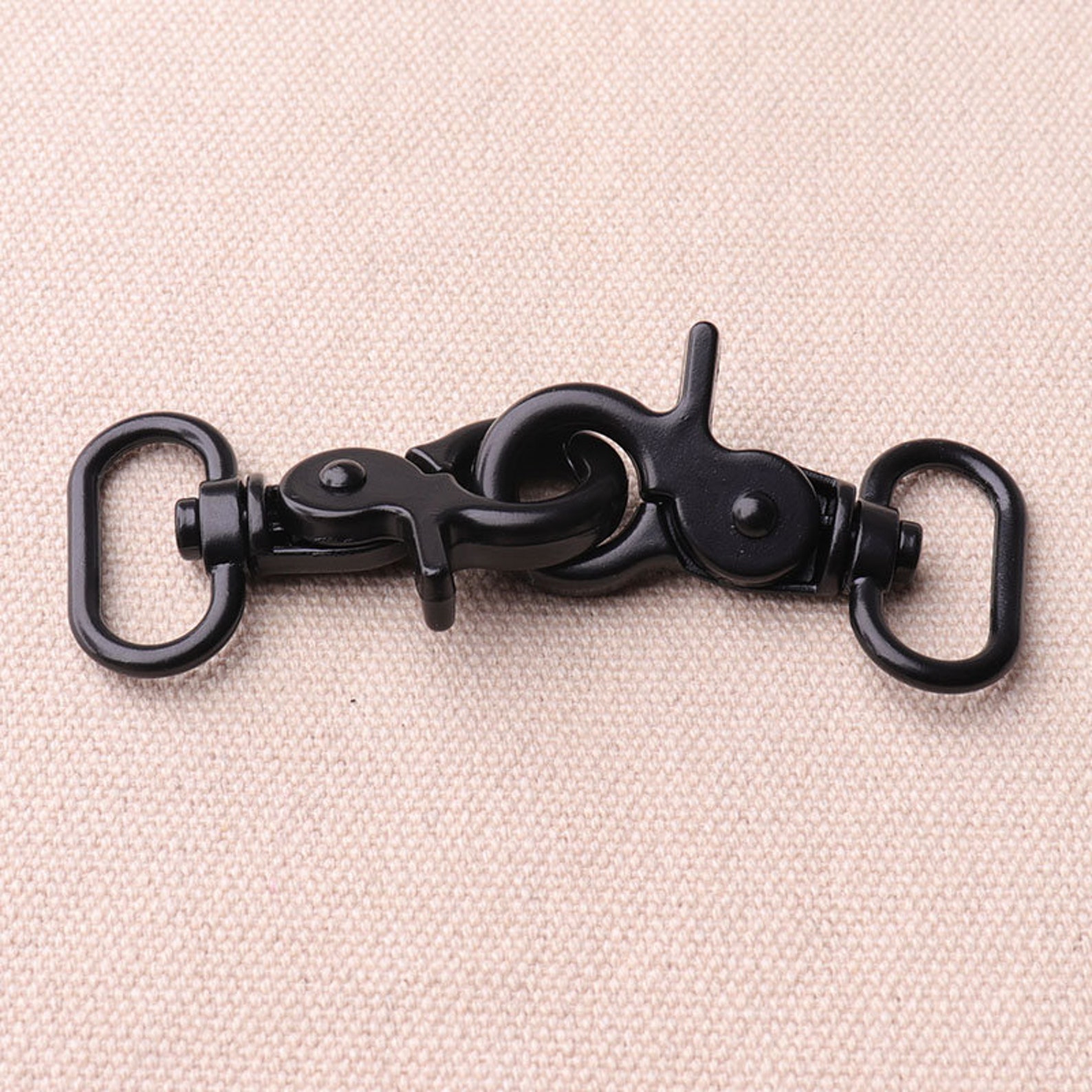6pcs Black 4725mm Trigger Snap Hook Large Metal Swivel Etsy
