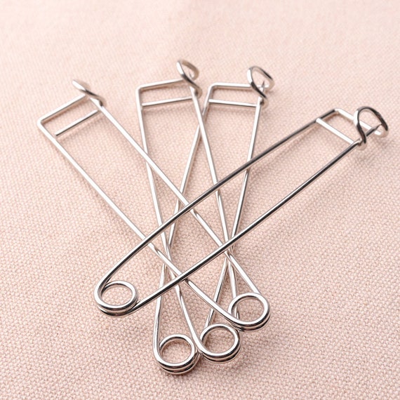 Size Number 3 Silver Large Safety Pins Bulk 2 Inch 1440 Pieces