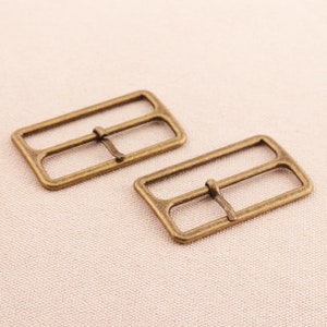Rechthoek pin gesp bronzen gesp past 50mm riem Metal rechthoek aan te passen zak buckle roerende centrum bar hoogwaardige pin gesp