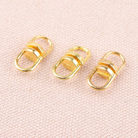 100pcs Swivel Clasp Connector Small 188mm Gold Connector Link With