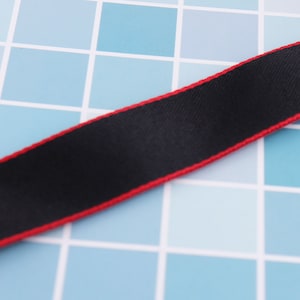 1&#39;&#39; Webbing,Smooth Black Striped Webbing Ribbon Red Edge Belts Tape Bag Handle Bag Purse Straps,webbing buckle