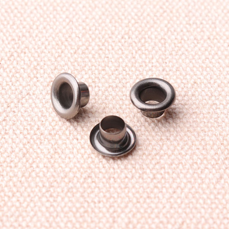 100pcs Gun Black Eyelets Grommets 8mm Grommet Eyelet for Bead Etsy