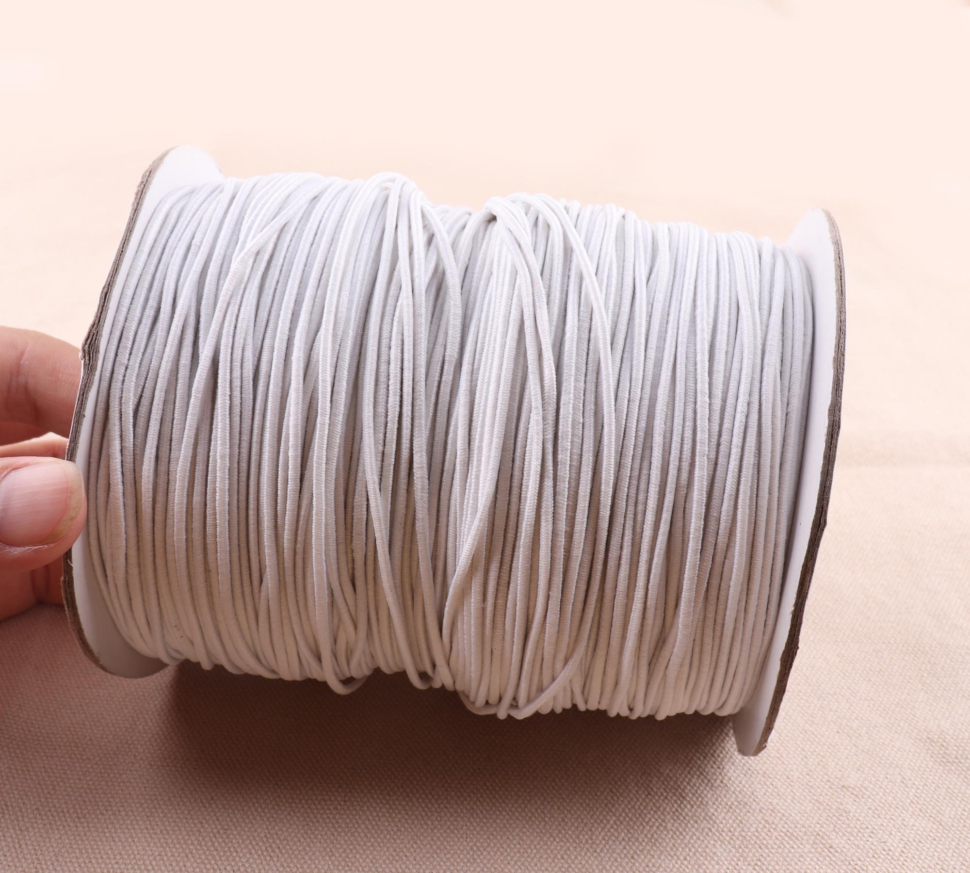 Free Shipping 10 Yards Elastic Rope 1.5mm White Color Elastic - Etsy