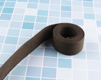 25mm Army Green Soft Webbing,Upholstery Webbing Cotton Webbing Heavy Duty Bag handles, bag strap for tote bag