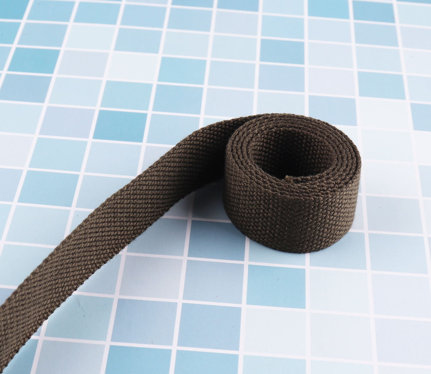 Unique Bargains Sangle Plate en Nylon 1.5 Pouces 10 Yards Vert Vif pour Sac à Dos