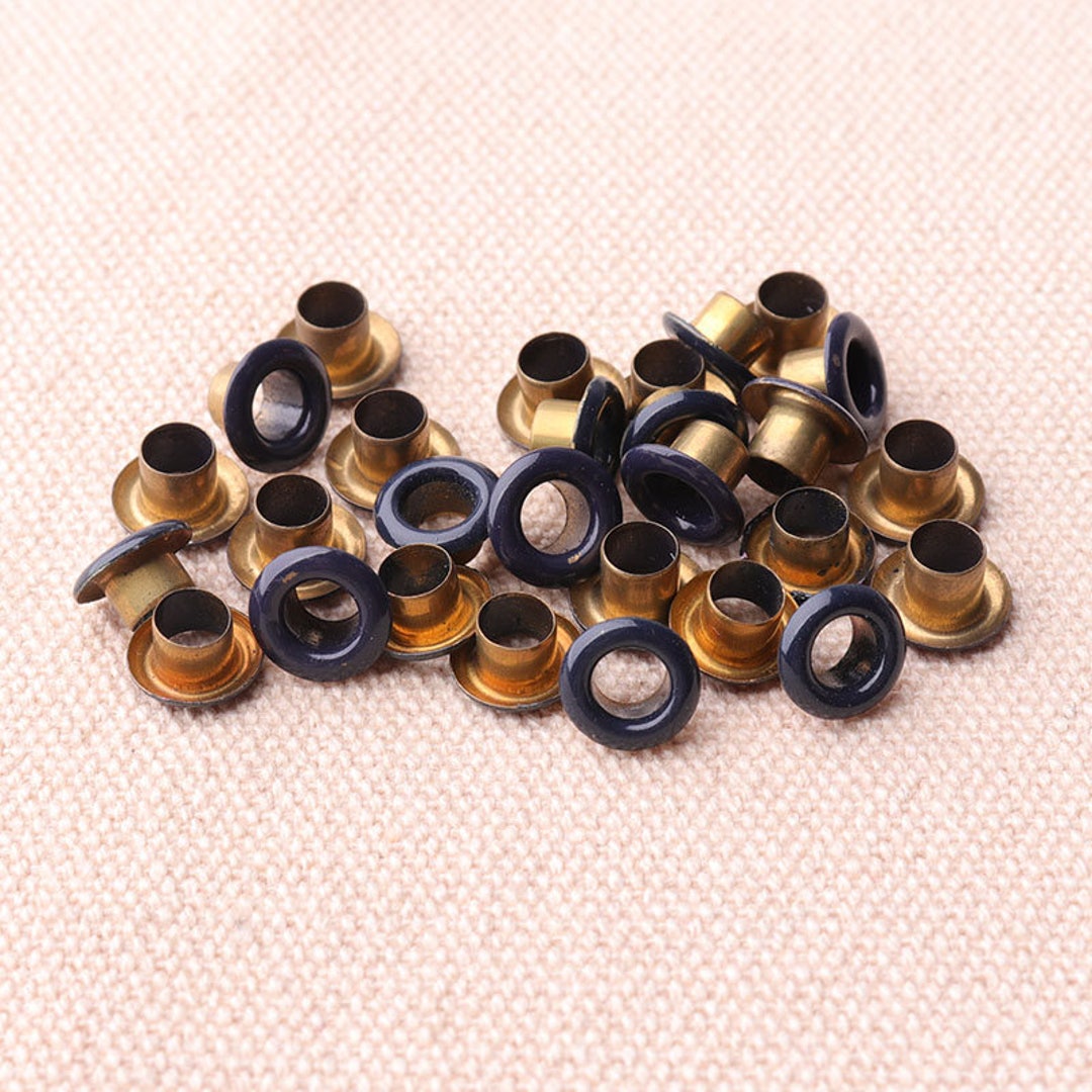 100pcs Blue Eyelets Grommets 8mm Grommet Eyelet for Bead Cores Etsy
