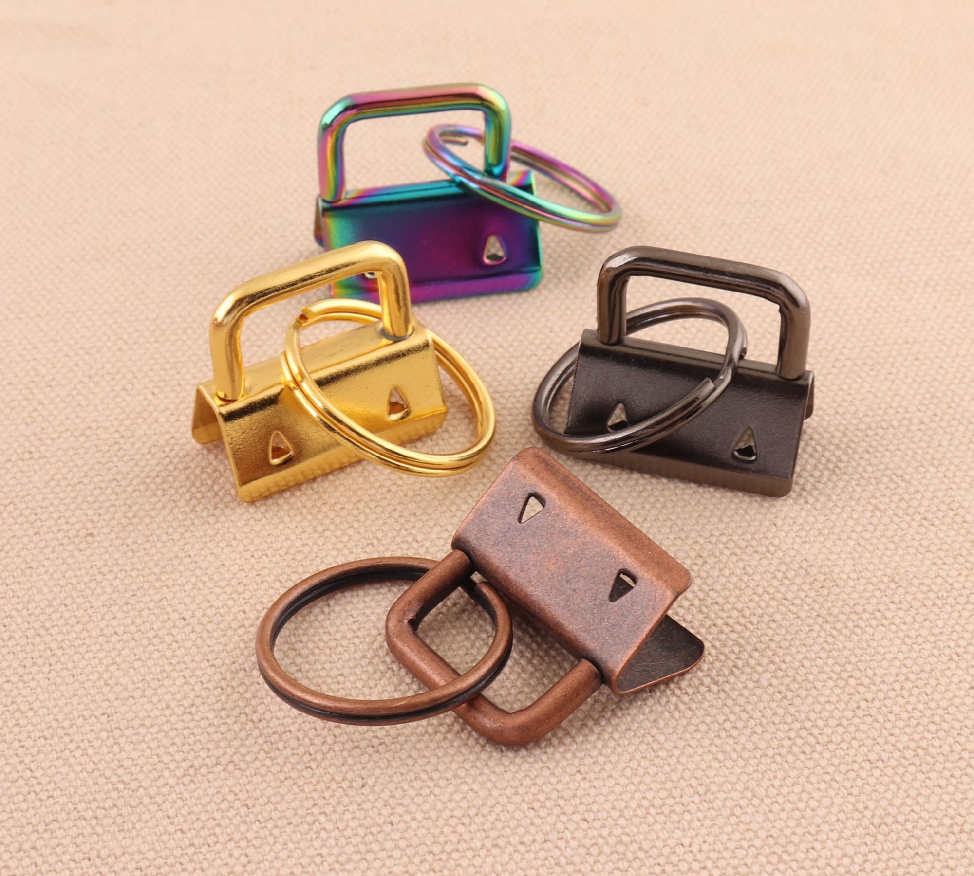 25pcs metal key fob hardware 1 25mm key fobs with split Etsy