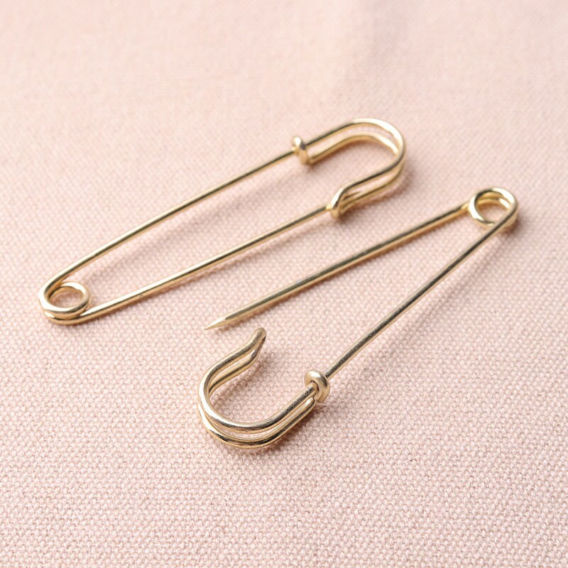 20 PCS Large Gold Safety Pins,safety Pins Brooch Stitch Markers