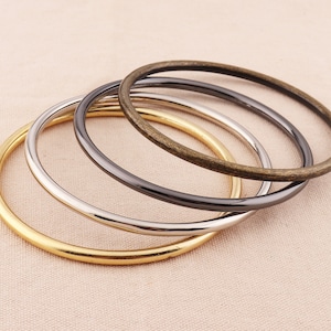 90mm metal o rings bag handles Large o buckle purse rings purse handle hardware zinc alloy strap ring Metal Loops–Round Formed Rings for bag