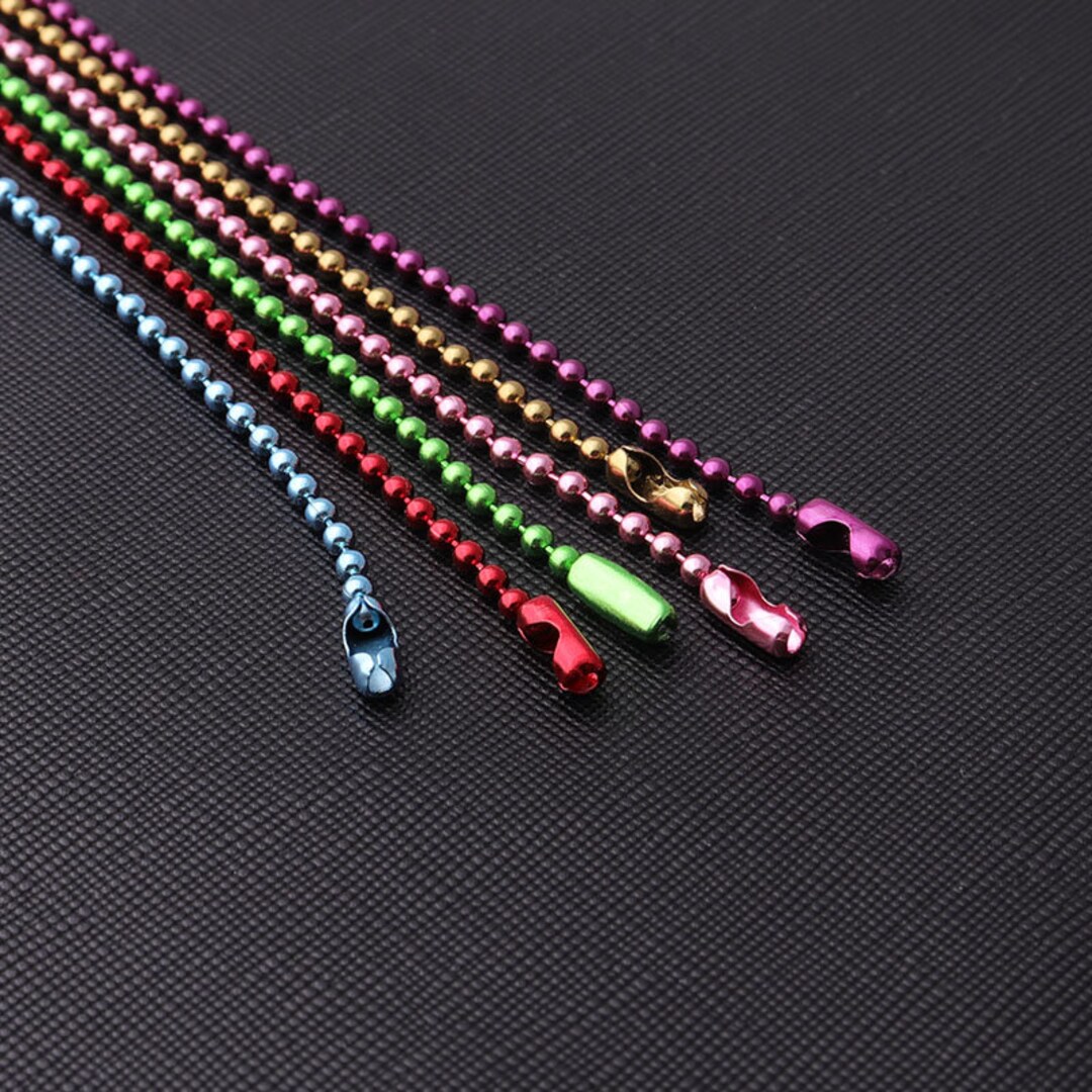 10pcs High Quality Ball Chain Key Chain Tag Ball Chain 15cm Etsy UK