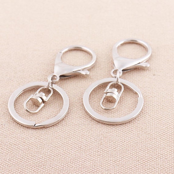 Sasylvia 100 Pcs Keychain Rings with Chain Key Chain Making Kit Include Split  Key Ring with Chain, Open Jump Rings, Lobster Clasp, Keychain Ring for  Crafts Jewelry Making Supplies, Silver - Yahoo Shopping