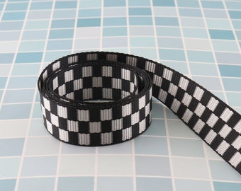 25mm width 1"webbing lattice strong nylon webbing ribbon diy bag garment key fobs handmade accessories