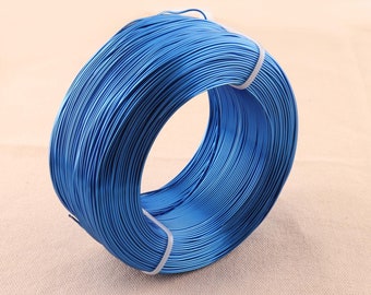 18 Gauge 1.0mm Aluminum Wire dark blue color metal Whimsy Wrapping Wire dead soft cord string Bead jewelry diy accessories