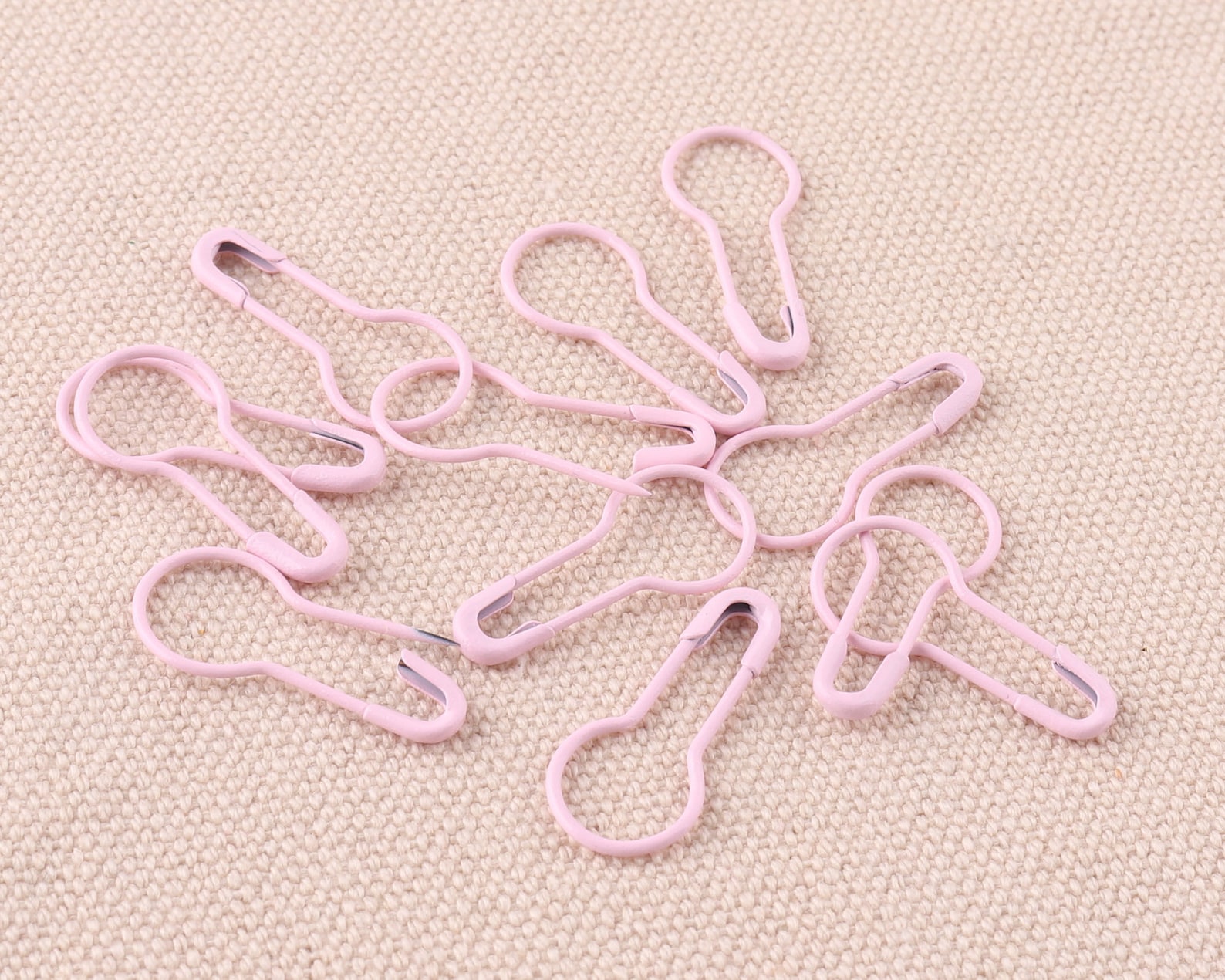 Mini Bulb Safety Pins 100pcs 219mm Pink Safety Pins Knit Pins Etsy