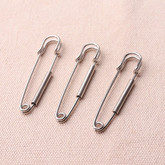 100pcs Bronze Safety Pins Coiless Safety Pins Bulb Safety Pins