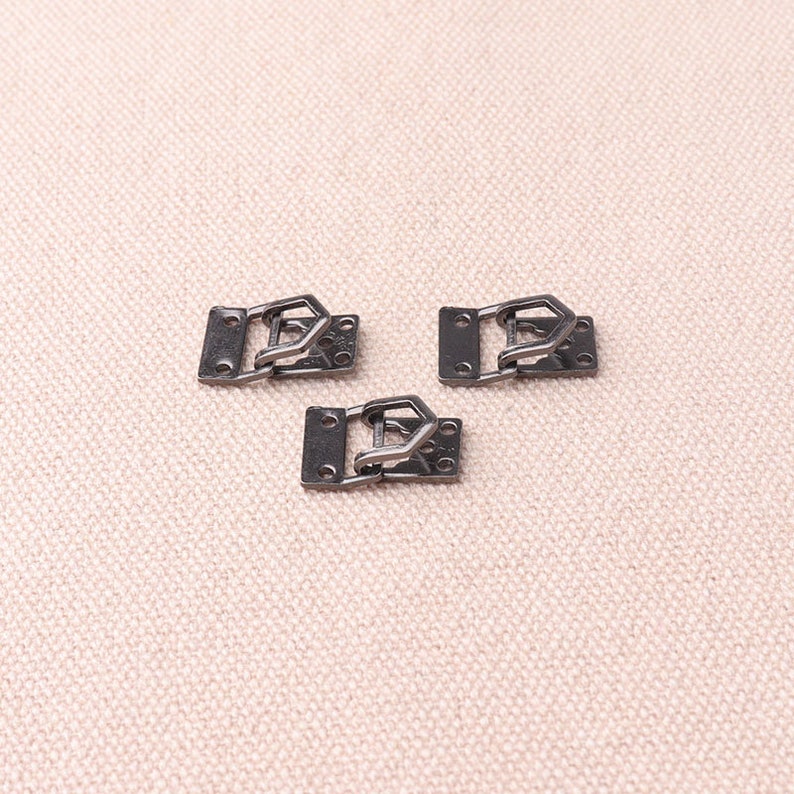 40sets Black Hook And Eyes 10mm Clothes Hooks Man Shirts Hooks garment accessories