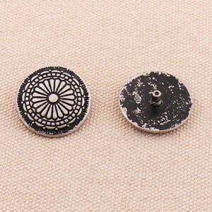 20x Green Turquoise Flower Rivet Studs – Leathercraft, Belt, Bag, Concho Set